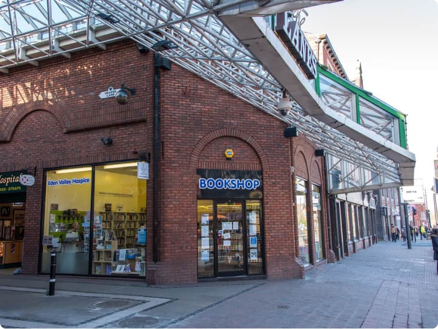 Eden Valley Hospice bookshop in the lanes