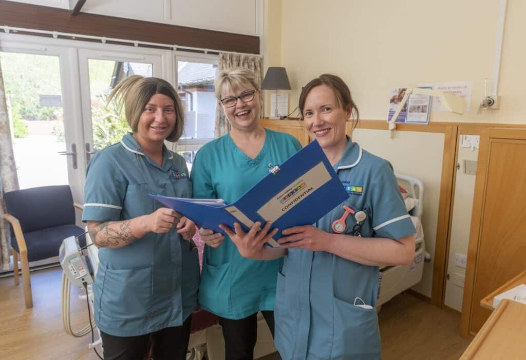 Nurses in in-patient unit