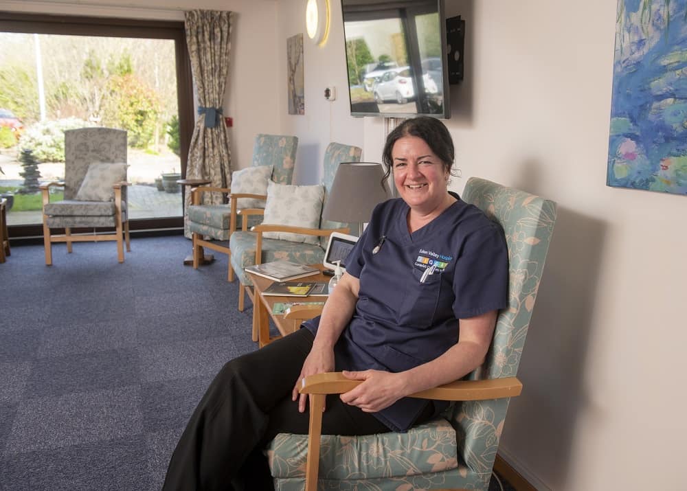 Day Services at the hospice. Image of Deborah Skelton, Team Lead