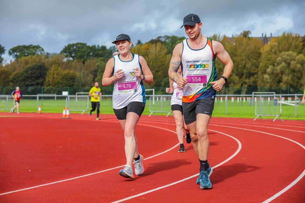 Some of our runners completing the Great Cumbrian Run 2023.